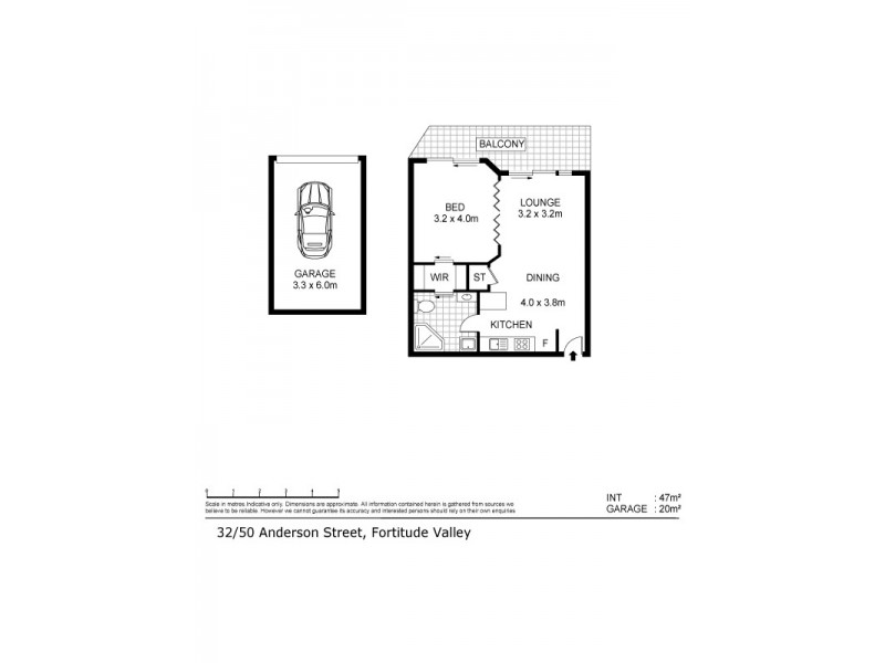 32/50 Anderson Street, Fortitude Valley QLD 4006 Floorplan