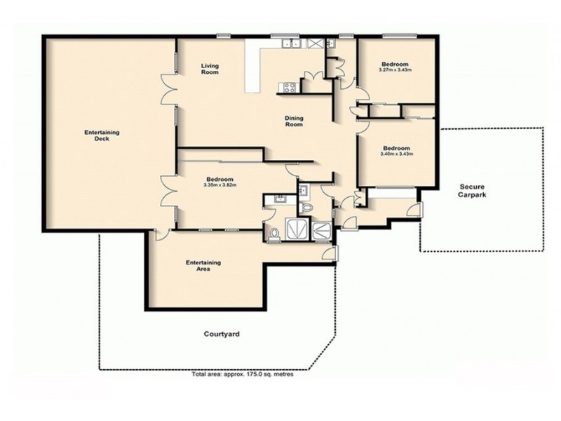 1/70 Hawthorne Street, Woolloongabba QLD 4102 Floorplan