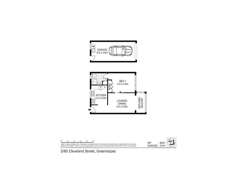 3 & 4/85 Cleveland Street, Greenslopes QLD 4120 Floorplan