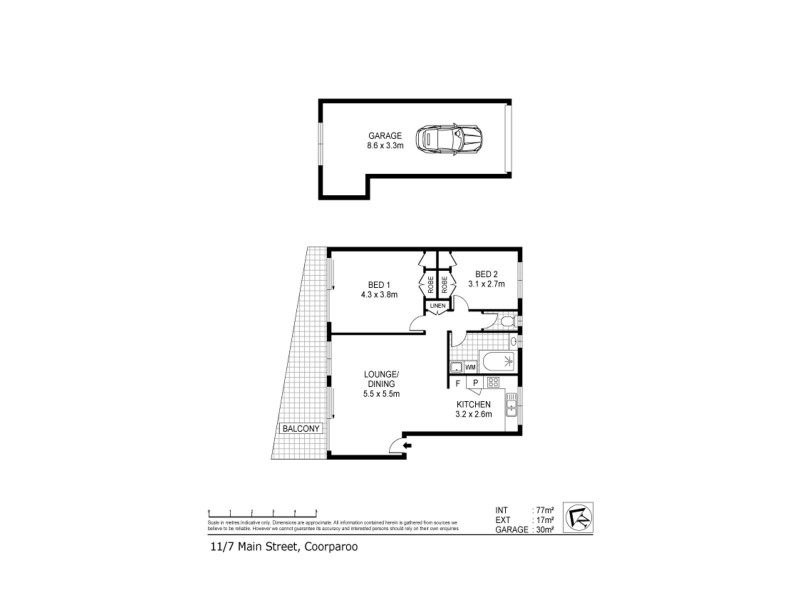 11/7 Main Avenue, Coorparoo QLD 4151 Floorplan