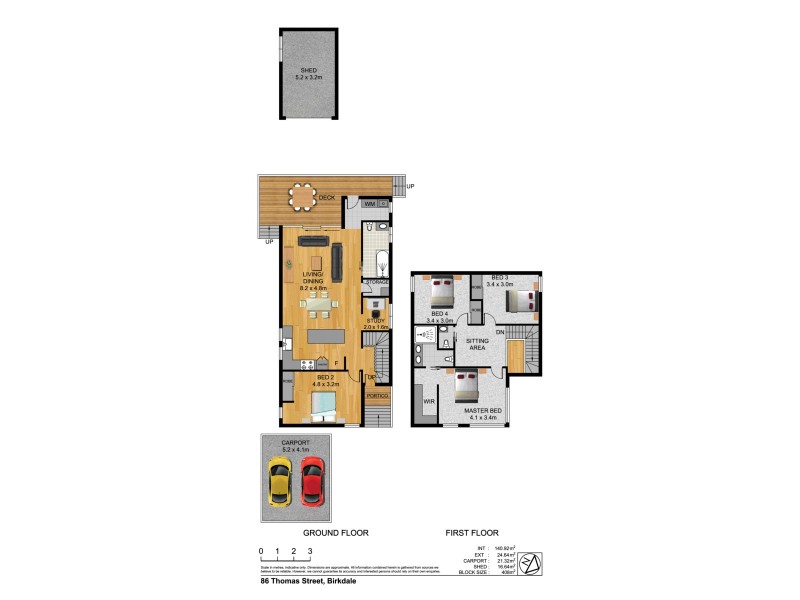 86 Thomas Street, Birkdale QLD 4159 Floorplan