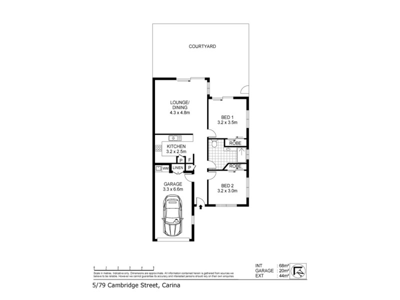 5/79 Cambridge Street, Carina Heights QLD 4152 Floorplan