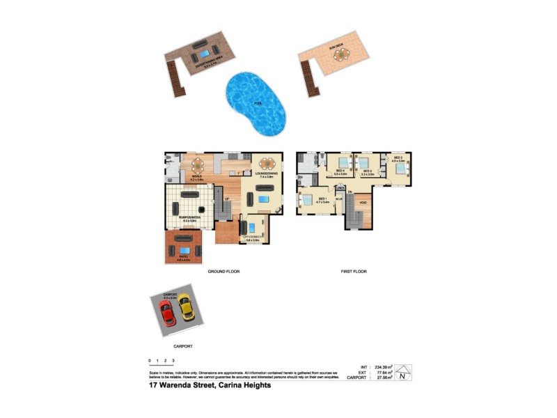 17 Warenda Street, Carina Heights QLD 4152 Floorplan