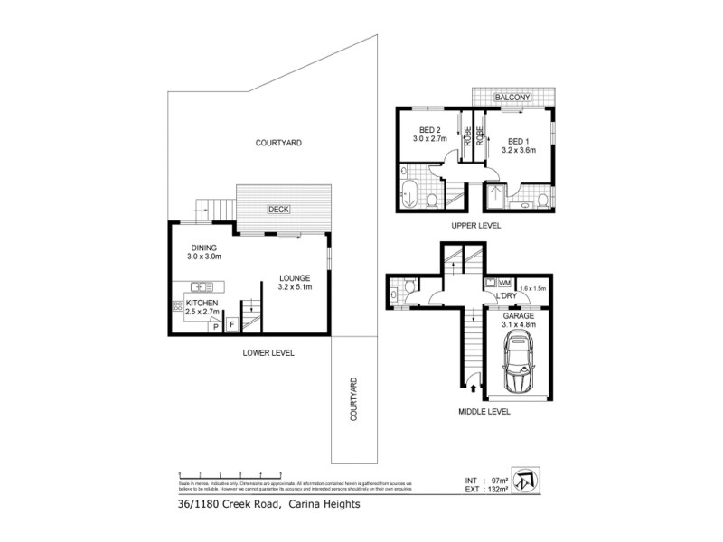 36/1180 Creek Road, Carina Heights QLD 4152 Floorplan