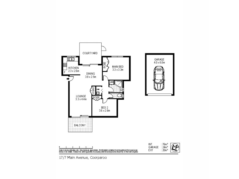 17/7 Main Avenue, Coorparoo QLD 4151 Floorplan