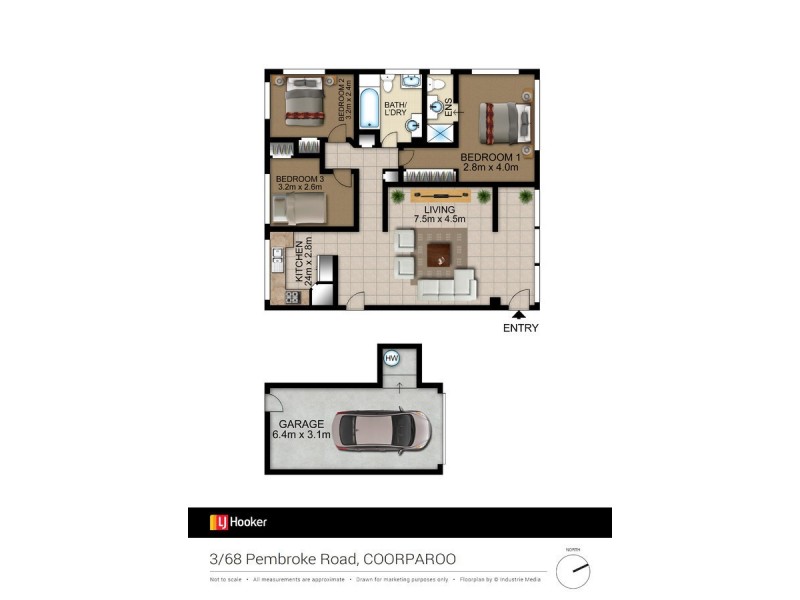 3/68 Pembroke Road, Coorparoo QLD 4151