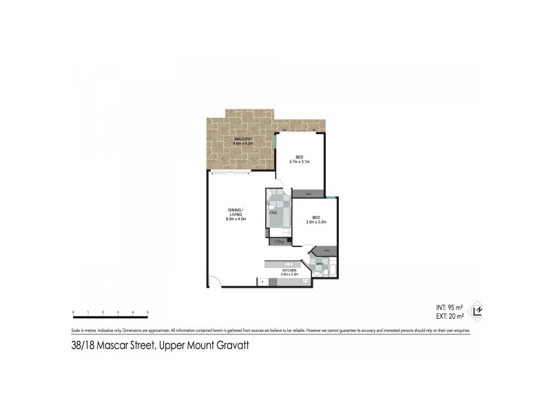 38/18 Mascar Street, Upper Mount Gravatt QLD 4122 Floorplan
