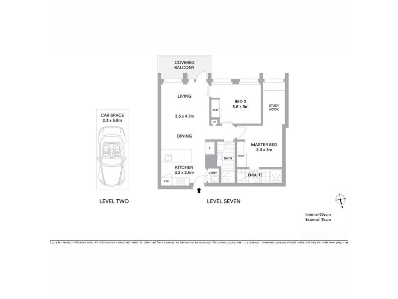 719/477 Boundary Street, Spring Hill QLD 4000 Floorplan