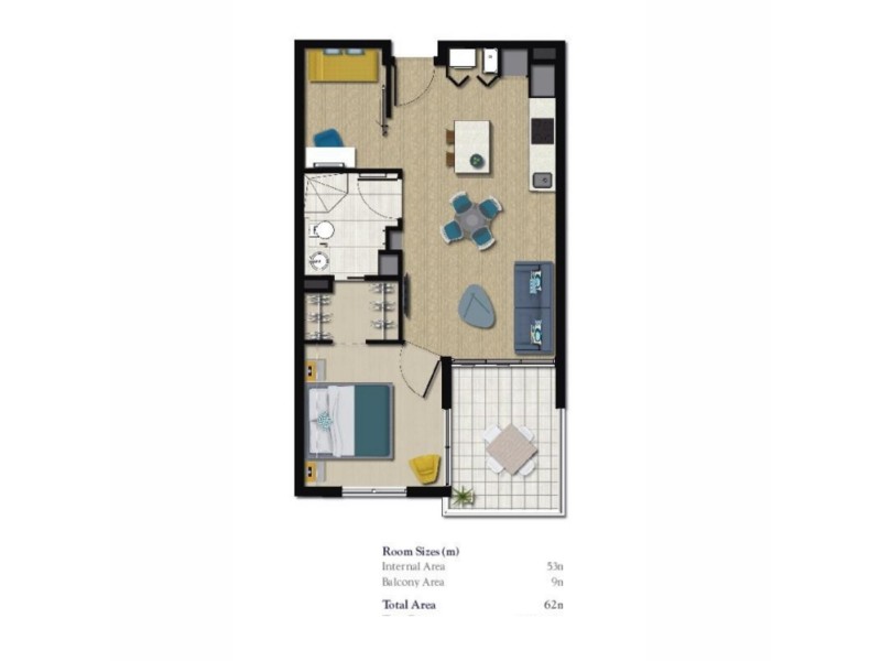 1113/510 St Pauls Terrace, Bowen Hills QLD 4006 Floorplan
