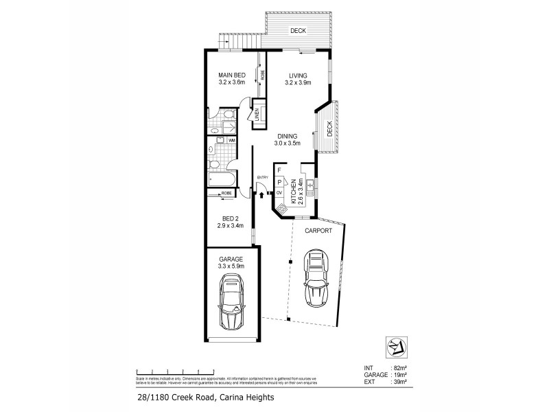 28/1180 Creek Road, Carina Heights QLD 4152 Floorplan