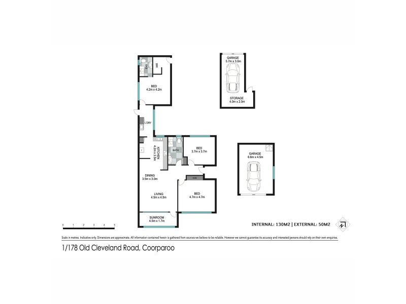 1/178 Old Cleveland Road, Coorparoo QLD 4151 Floorplan