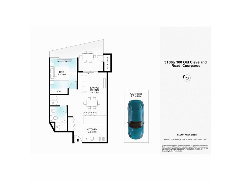 31506/300 Old Cleveland Road, Coorparoo QLD 4151 Floorplan