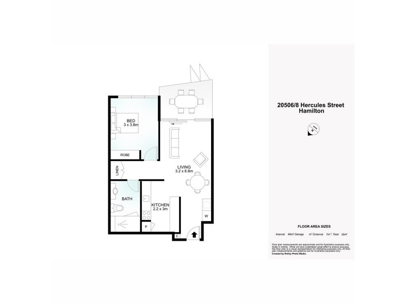 20506/8 Hercules Street, Hamilton QLD 4007 Floorplan