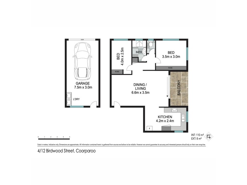 4/12 Birdwood Street, Coorparoo QLD 4151 Floorplan