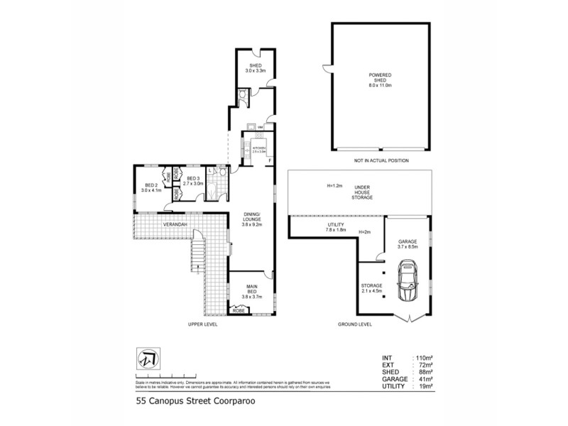 55 Canopus Street, Coorparoo QLD 4151 Floorplan