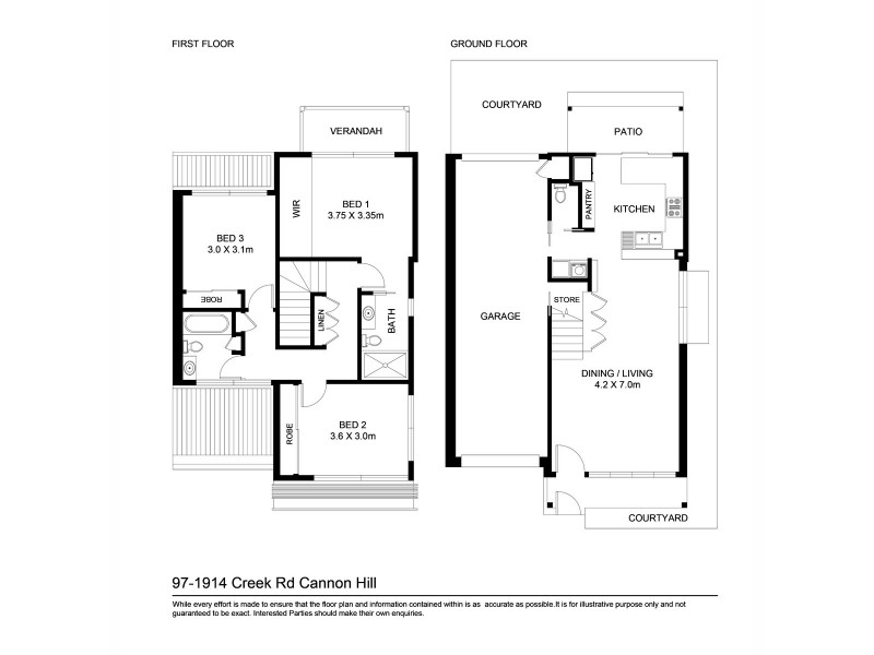 97/1914 Creek Road, Cannon Hill QLD 4170 Floorplan
