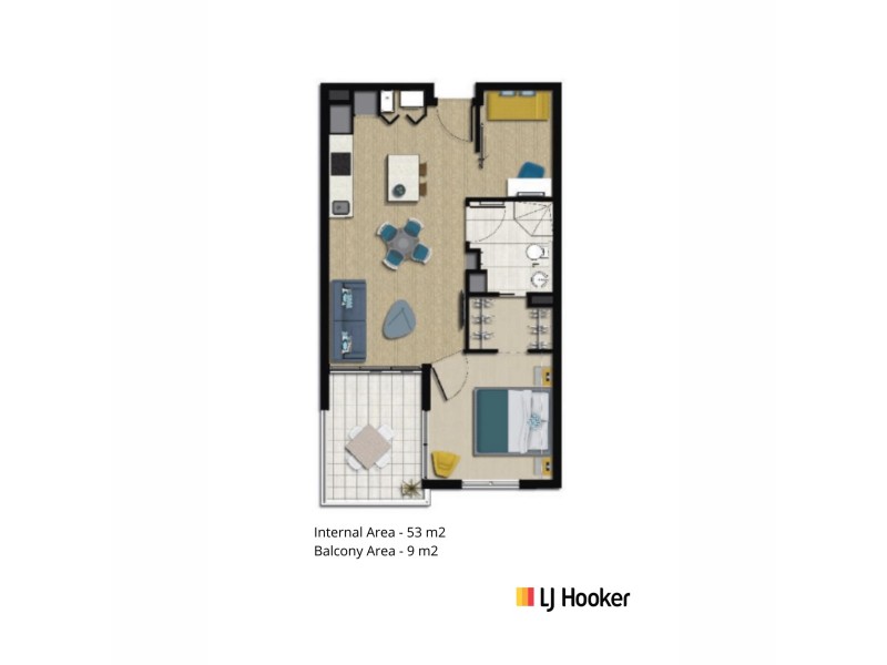 1511/510 St Pauls Terrace, Bowen Hills QLD 4006 Floorplan