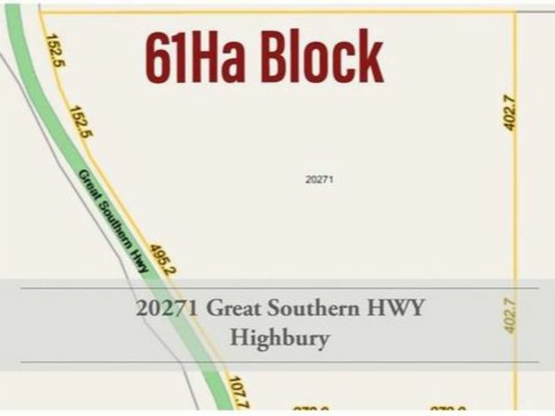 20271 Great Southern Highway, Highbury WA 6313
