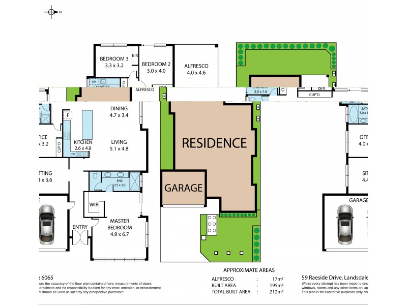 59 Raeside Drive, Landsdale WA 6065 Floorplan