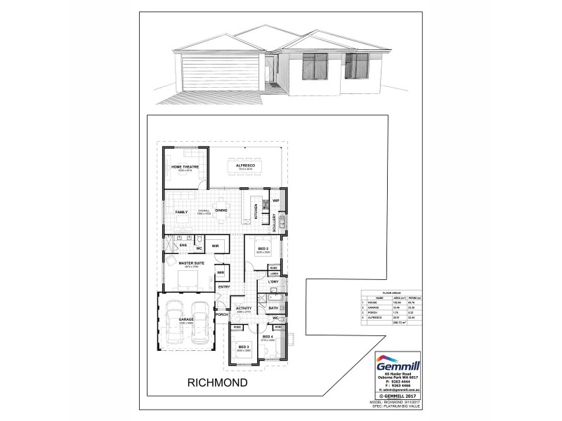 70 Lennox Drive, Secret Harbour WA 6173 Floorplan