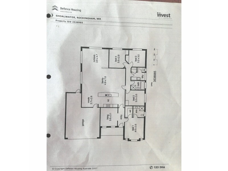 52 Grove Street, Shoalwater WA 6169 Floorplan