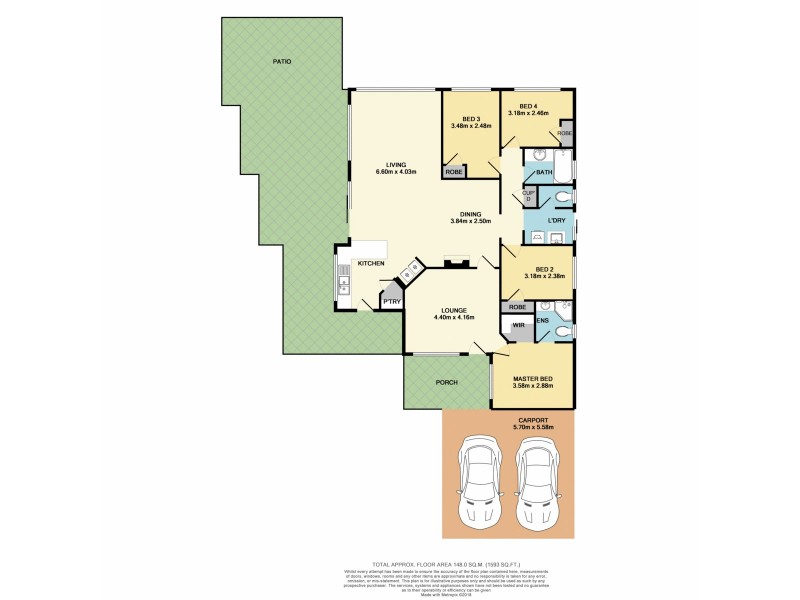 23 Mulloway Place, Warnbro WA 6169 Floorplan