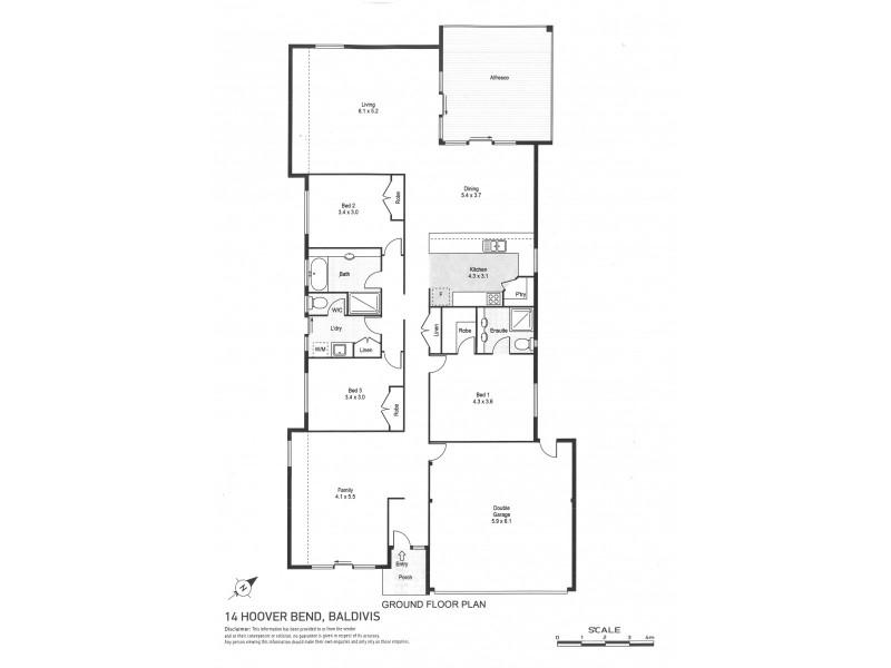 14 Hoover Bend, Baldivis WA 6171 Floorplan