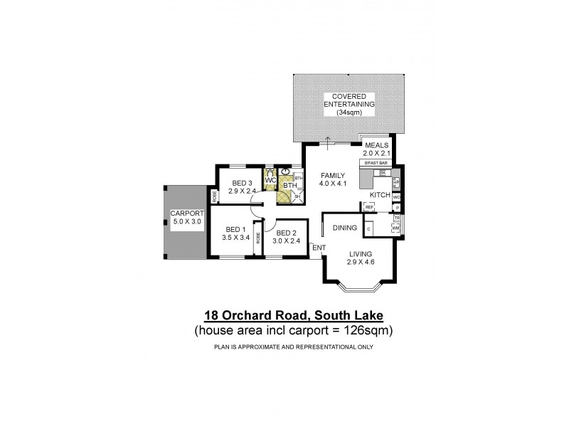 18 Orchard Road, South Lake WA 6164 Floorplan