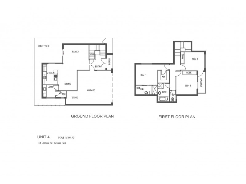 4/48 Leonard Street, Victoria Park WA 6100 Floorplan