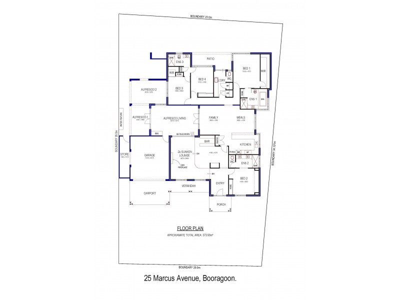 25 Marcus Avenue, Booragoon WA 6154 Floorplan