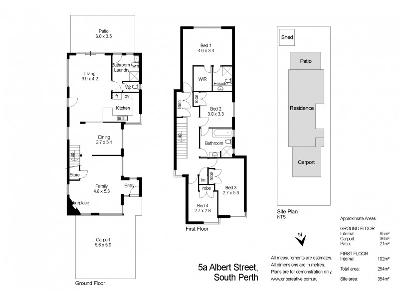 5A Albert Street, South Perth WA 6151 Floorplan