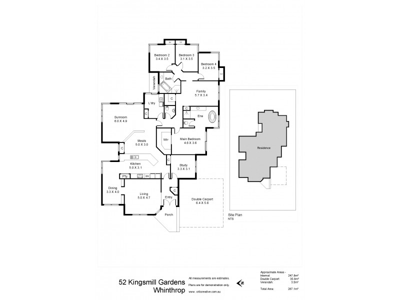52 Kingsmill Gardens, Winthrop WA 6150 Floorplan