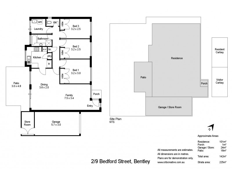 2/9-11 Bedford Street, Bentley WA 6102 Floorplan