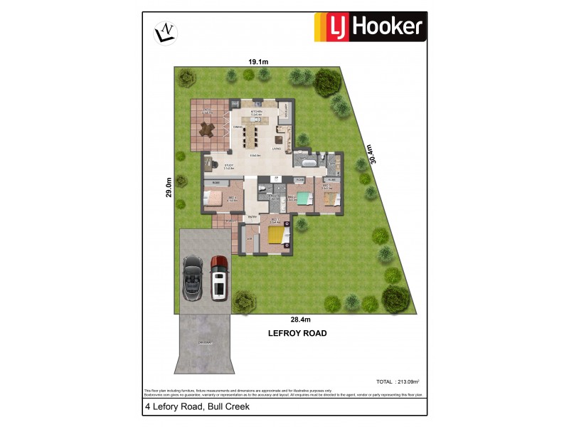 4 Lefroy Road, Bull Creek WA 6149 Floorplan