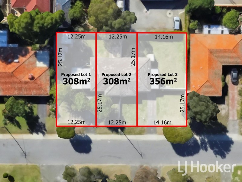 Lot Proposed lots 1,2,3/50 Gemini Way, Carlisle WA 6101
