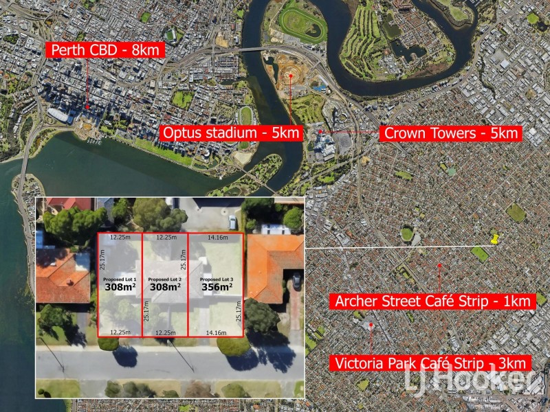Lot Proposed lots 1,2,3/50 Gemini Way, Carlisle WA 6101