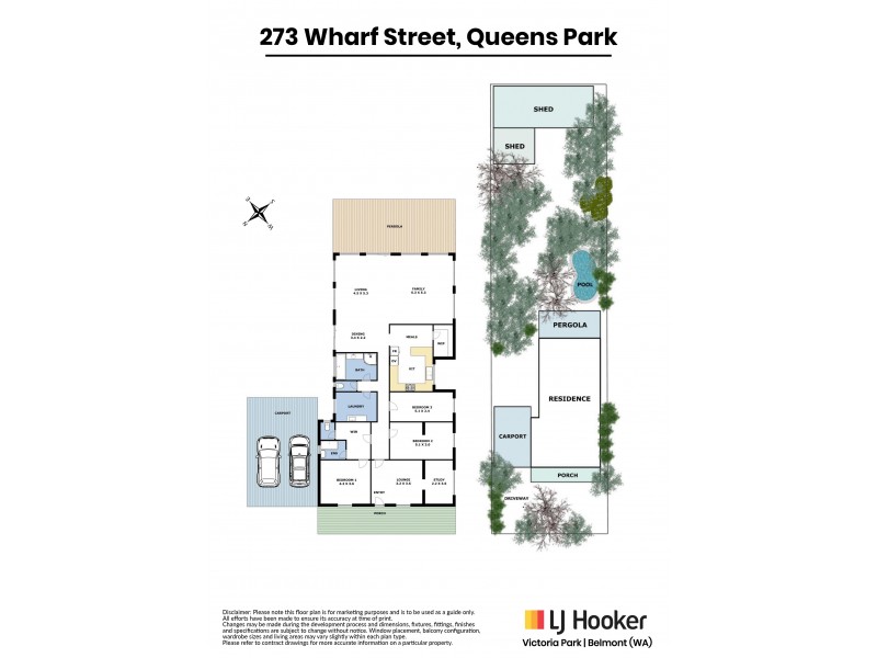 273 Wharf Street, Queens Park WA 6107 Floorplan