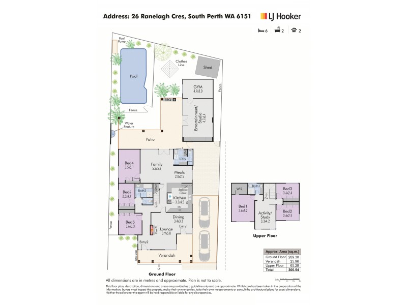 26 Ranelagh Crescent, South Perth WA 6151 Floorplan