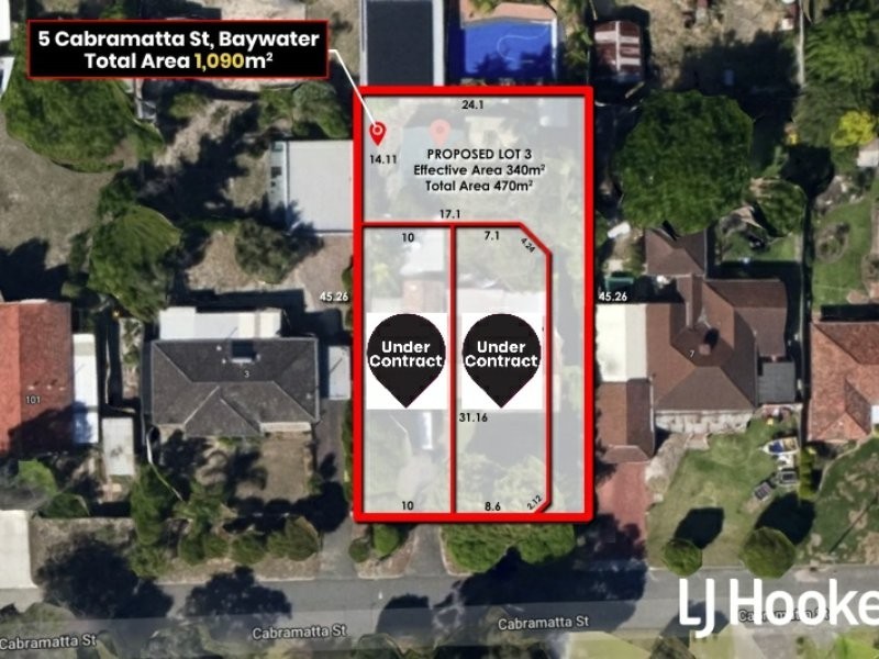 Lot 1, 2 & 3/5 Cabramatta Street, Bayswater WA 6053