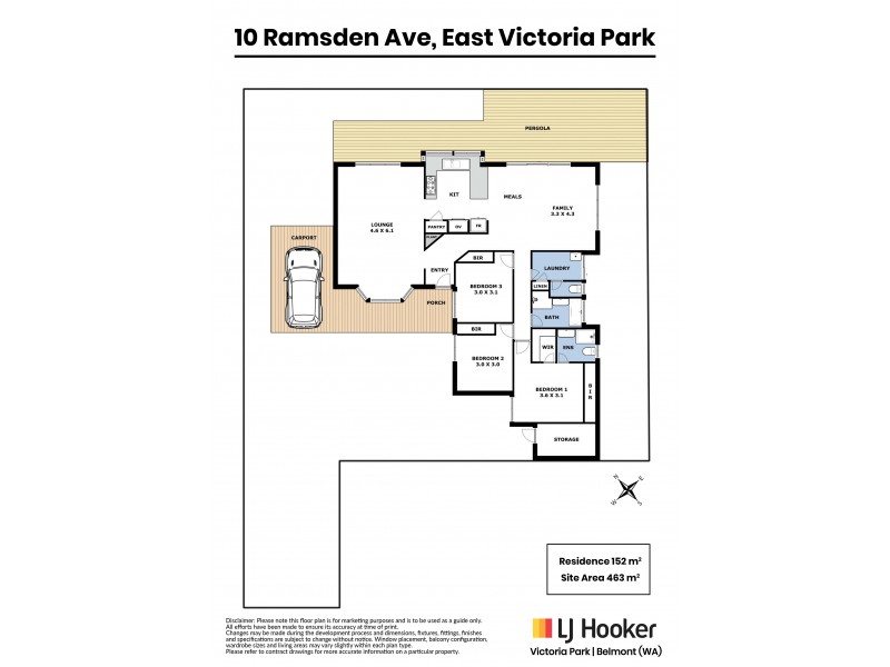 10 Ramsden Avenue, East Victoria Park WA 6101 Floorplan