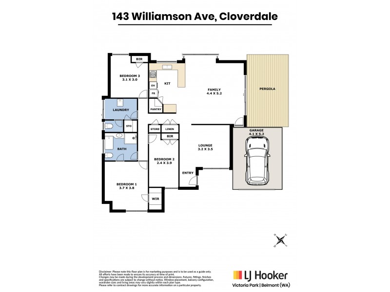 143 Williamson Avenue, Cloverdale WA 6105 Floorplan