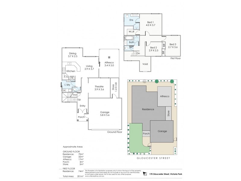 170 Gloucester Street, Victoria Park WA 6100 Floorplan