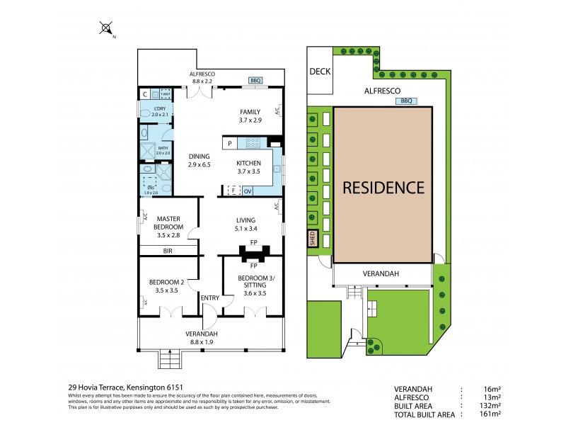 29 Hovia Terrace, Kensington WA 6151 Floorplan