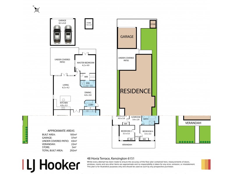 48 Hovia Terrace, Kensington WA 6151 Floorplan