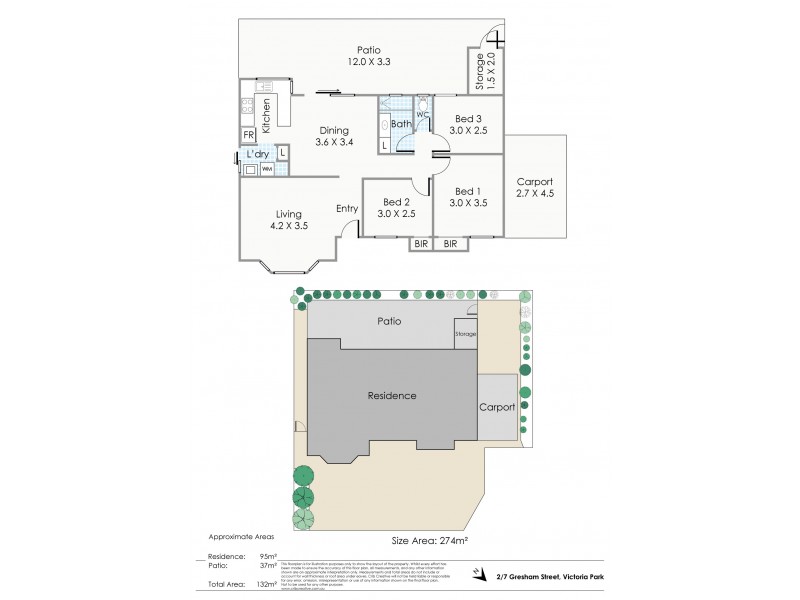 2/7 Gresham Street, Victoria Park WA 6100 Floorplan