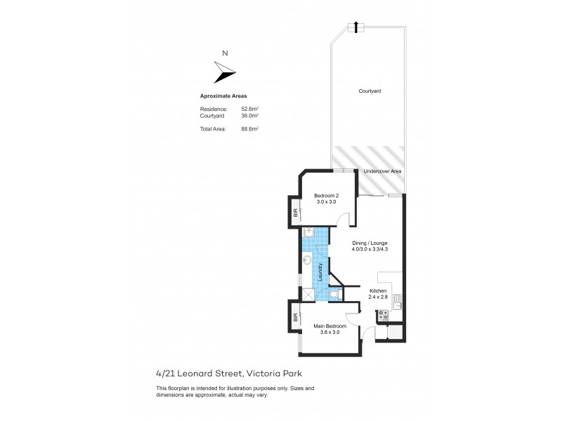 4/21 Leonard Street, Victoria Park WA 6100 Floorplan