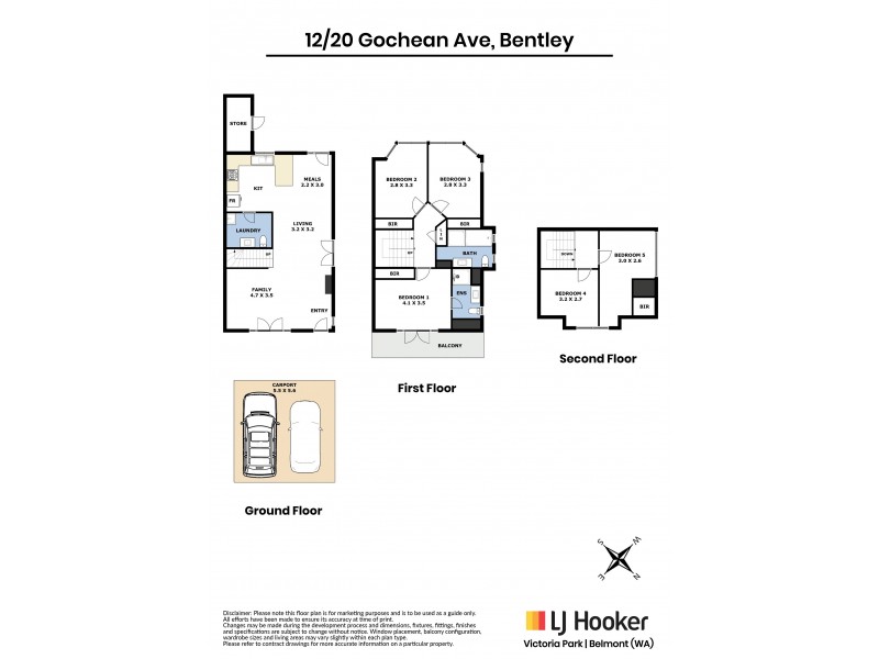 12/20 Gochean Avenue, Bentley WA 6102 Floorplan
