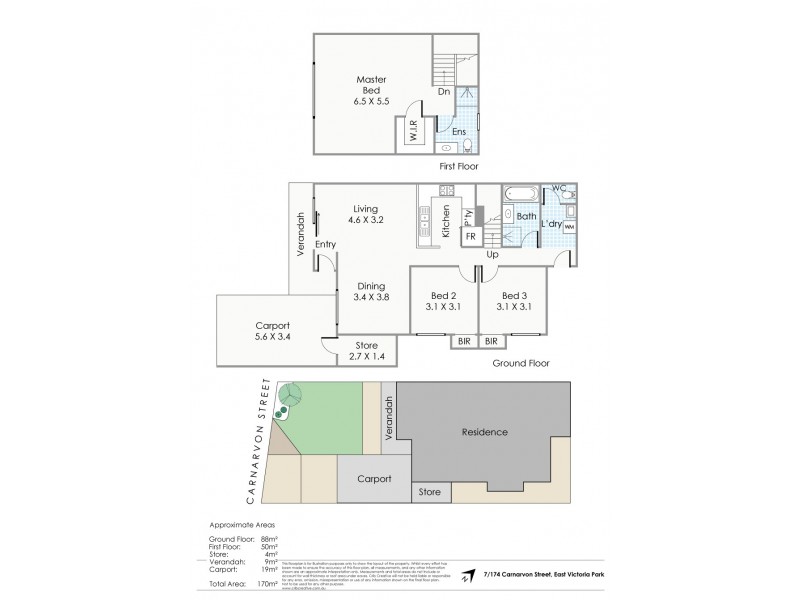 7/174 Carnarvon Street, East Victoria Park WA 6101 Floorplan