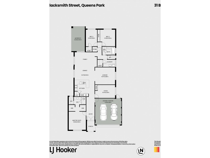 31 Blacksmith Street, Queens Park WA 6107 Floorplan