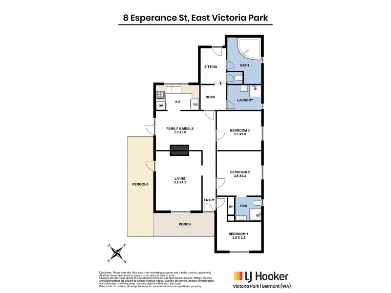 8 Esperance Street, East Victoria Park WA 6101 Floorplan